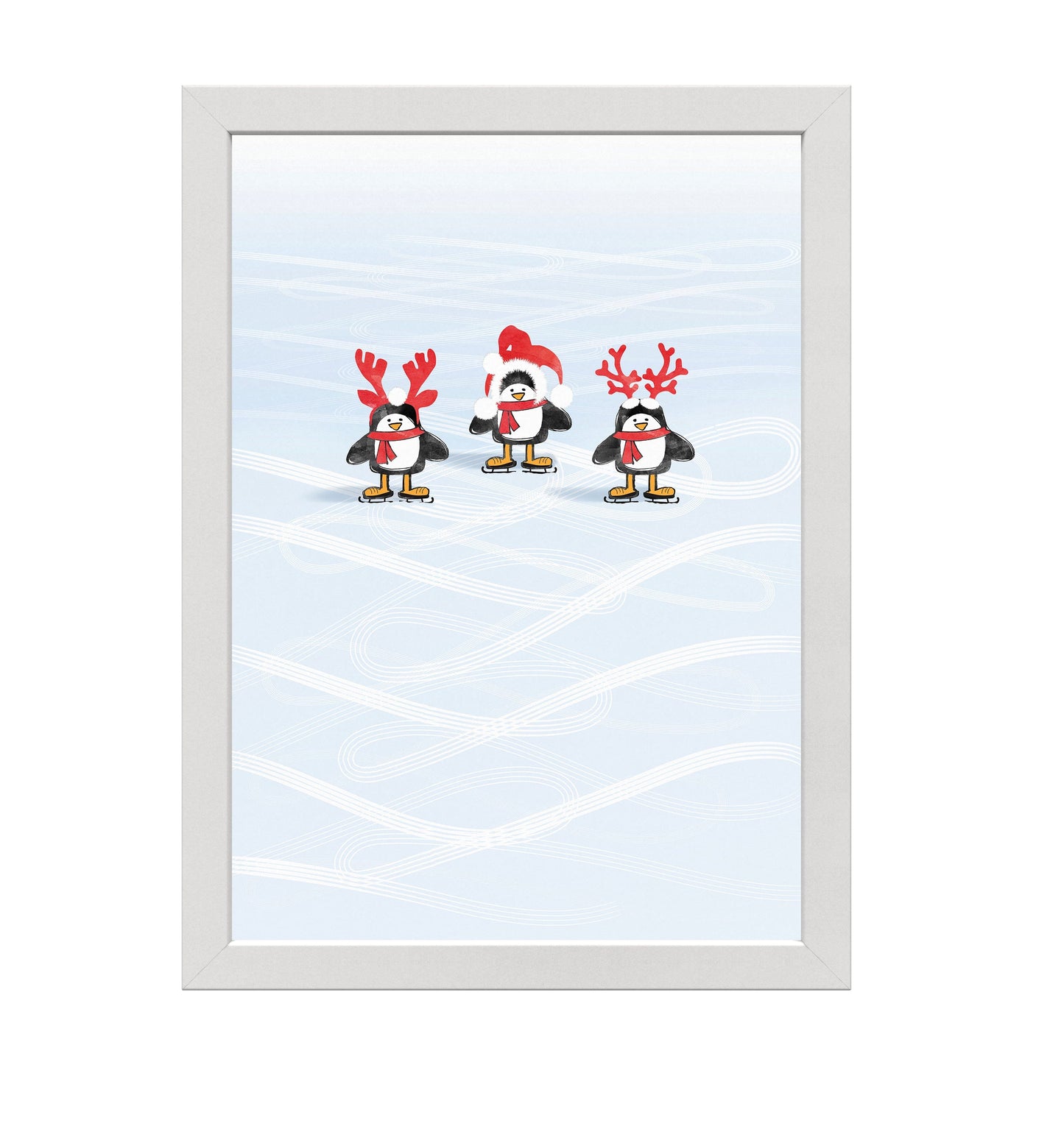 Skating Penguins | Print