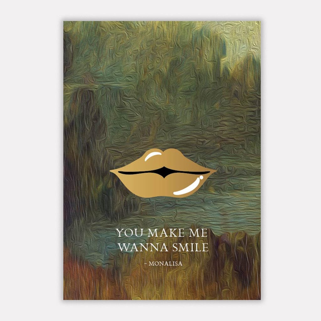 Monalisa smiles (or not)